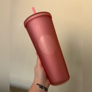 Starbucks Soft Touch Studded Pink Lemonade Venti Cold Cup Tumbler 24oz NWT